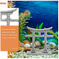 Miniatyrbilde 4 av 4: 2 stk. Torii-port for hagesimulering, ornament, akvarielandskap, rekvisitt, sandbord, mikro-landskapsdekorasjon
