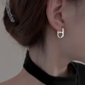 Miniatyrbilde 5 av 5: Ørepynt, ørepynt for kvinner, metallørepynt, hjerteørepynt