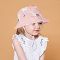 Miniatyrbild 2 av 4: Barnhatt Justerbar Solhatt Andningsbar Strandhatt För Pojkar Flickor_ll Pink Alpaca 1-2 Years