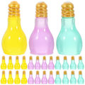 Miniatyrbillede 1 af 4: 30 stk. Miniatyre pærer i resin, DIY pærevedhæng, fluorescerende mini lyspære pynt