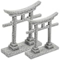 Miniatyrbilde 2 av 4: 2 stk. Torii-port for hagesimulering, ornament, akvarielandskap, rekvisitt, sandbord, mikro-landskapsdekorasjon
