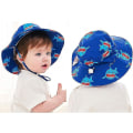 Miniatyrbilde 3 av 5: Barnebøttehatt Justerbar Solhatt Pustende Strandhatt For Gutter Jenter_ll Shark 6-24 Months
