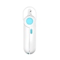 Miniatyrbilde 3 av 5: Kløvernclipper for kjæledyr med LED-lys, sikker kattekløvernclipper, maskin i rustfritt stål, neglesaks Blue