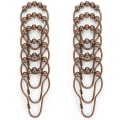 Miniatyrbillede 5 af 5: Bruseforhængskroge Ringe, Rustfrit Stål Rustfrit Bruseforhæng Ringe og Kroge - Sæt af 24 - Bronze