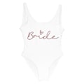 Miniatyrbild 1 av 4: S-3XL Guldtryck Team Bride Baddräkt i Ett Stycke Squad Dam L bride4