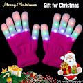 Miniatyrbillede 4 af 5: 2 pakker Børne Lyshandsker Børn Finger Lys Blinkende Led Varme Handsker Med Lys Til Fødselsdagslys Fest Jul Xmas Dans Thanksgiving Dag Gave