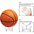 Miniatyrbilde 3 av 5: 3 stk. Basketballstativ Fotballstativ Akryl Ball Displaystativ Transparent Basketball Fotball