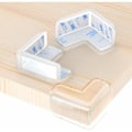 Miniatyrbillede 1 af 5: Bordhjørnebeskyttelse anti-kollision bordhjørne (12 transparente L-formede hjørner)