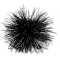 Miniatyrbillede 1 af 5: Fjerbrosche Fjer Corsages Klæde Dekorationer Struds Fjer Materiale Black