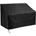Pikkukuva 1 / 5: 2-paikkainen penkin suojus vedenpitävä ulkokalusteiden suojus PVC-pinnoitteella, terassin sohvan suojus (2 istuinta (53L x 26W x 35H))