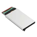 Metalliskt Pop-up Kortfodral med RFID-Skydd Silver