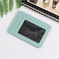 Miniatyrbild 5 av 5: RFID-blocker Plånbok i PU-läder för Korthållare, Present till Kvinnor och Män Blue