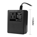 Miniatyrbillede 2 af 5: 200W Spændingskonverter 220V til 110V Trinned Transformer Spændingskonverter Rejseadapter EU-stik Inverter