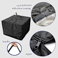 Miniatyrbillede 3 af 5: Pudeopbevaringspose - Holdbar 210D Havepuder Opbevaringspose, 81 x 81 x 61 cm