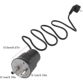 Miniatyrbilde 4 av 5: Grillspyd Motor Elektrisk Motor Aluminium Camping Grillsett Grill Vurdert Last 0-24kg (EU-kontakt)