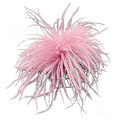 Miniatyrbillede 1 af 5: Fjerbrosche Fjer Corsages Klæde Dekorationer Struds Fjer Materiale Pink