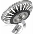 Miniatyrbillede 5 af 5: 2 stk. Håndvask Si/Håndvaskprop Håndvask Stop Hul Køkken/Badeværelse Si Diameter 84mm med Kugle Ende, Rustfrit Stål