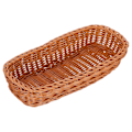 Miniatyrbillede 1 af 4: Plast Rattan Vævet Kurv Bordservice Opbevaringsboks Spisepinde Opbevaringskurv