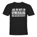 Pikkukuva 1 / 2: En ole gynekologi - T-PAITA - UNISEX Svart - S