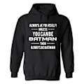 Miniatyrbillede 1 af 2: Batman Always Be Yourself - Hættetrøje / Sweater - UNISEX Svart - 3XL