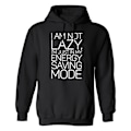 Miniatyrbild 1 av 2: Im Not Lazy - Hoodie / Tröja - DAM Svart - 4XL