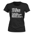 Miniatyrbilde 1 av 2: Binær Kunnskap - T-SHIRT - DAME svart S