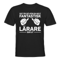 Miniatyrbild 1 av 2: Fantastisk Lärare - T-SHIRT - HERR Svart - S
