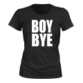 Miniatyrbillede 1 af 2: Boy Bye - T-SHIRT - DAME sort XL