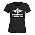 Miniatyrbillede 1 af 2: Yoda Fornærmet Du Er - T-SHIRT - DAME sort XS