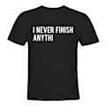 Miniatyrbillede 1 af 2: I Never Finish Anythi - T-SHIRT - MÆND Svart - M