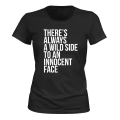 Miniatyrbillede 1 af 2: Wild Side - T-SHIRT - DAME sort XXL
