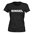 Miniatyrbillede 1 af 2: Single - T-SHIRT - DAME sort S