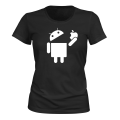 Pikkukuva 1 / 2: Android - T-PAITA - NAISTEN musta XL