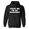 Miniatyrbillede 1 af 2: Trust Me Im An Engineer - Hættetrøje / Sweater - UNISEX Svart - 4XL