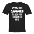 Pikkukuva 1 / 2: Saab tyyliin - T-PAITA - MIESTEN Svart - XL