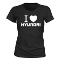 Miniatyrbillede 1 af 2: Hyundai - T-SHIRT - DAME sort S