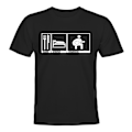 Miniatyrbild 1 av 2: Äta Sova Gitarr - T-SHIRT - HERR Svart - 2XL