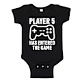 Miniatyrbild 1 av 2: Player 5 Has Entered The Game - Baby Body svart Svart - 6 månader