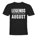 Pikkukuva 1 / 2: Legends Are Born In Elokuu - T-PAITA - UNISEX Svart - L