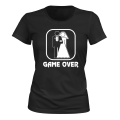 Miniatyrbillede 1 af 2: Bride Game Over - T-SHIRT - DAME sort S