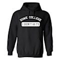 Miniatyrbilde 1 av 2: Some College - Hettegenser / Genser - UNISEX Svart - 3XL
