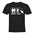 Miniatyrbild 1 av 2: Problem Solved Pojkvän - T-SHIRT - UNISEX Svart - S