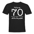 Miniatyrbild 1 av 2: Det Tog Mig 70 år - T-SHIRT - HERR Svart - 2XL