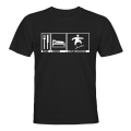 Pikkukuva 1 / 2: Eat Sleep Skateboard - T-PAITA - UNISEX Svart - 5XL