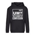 Miniatyrbillede 1 af 2: The Element Of Confusion - Hættetrøje / Sweater - BØRN sort Svart - 116