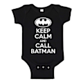 Miniatyrbillede 1 af 2: Keep Calm Call Batman - Baby Body sort Svart - Nyfödd