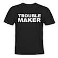 Pikkukuva 1 / 2: Troublemaker - T-PAITA - LAPSET musta Svart - 118 / 128