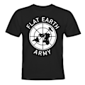 Pikkukuva 1 / 2: Flat Earth Army - T-PAITA - LAPSET musta Svart - 96 / 104