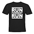 Pikkukuva 1 / 2: Juokse Forrest Run - T-PAITA - LAPSET musta Svart - 96 / 104