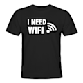 Pikkukuva 1 / 2: Tarvitsen WIFI - T-PAITA - MIESTEN Svart - L